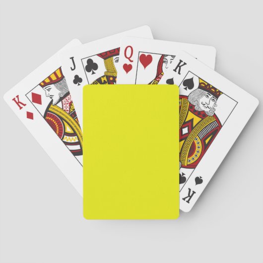 Jeu De Cartes Aureolin (couleur solide) (dos)