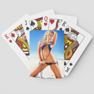 Jeu De Cartes Aussie Bikini Babe jouer aux cartes