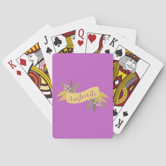 Jeu De Cartes Austenite I (dos)