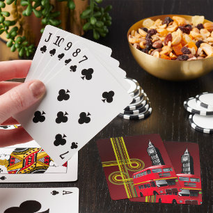 Jeu De Cartes Autobus à impériale de Londres et Big Ben