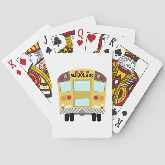 Jeu De Cartes Autobus scolaire (dos)