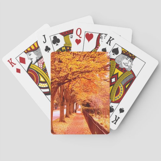Jeu De Cartes Automne (dos)