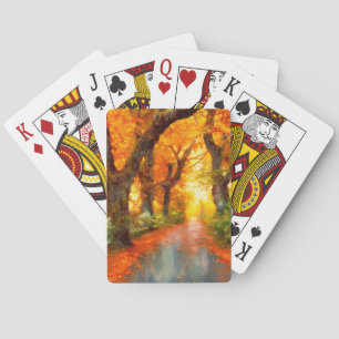 Jeu De Cartes Automne/Automne/Automne/Feuille/Nature