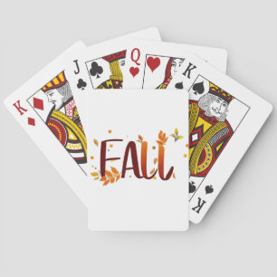 Jeu De Cartes Automne/Automne/Feuille