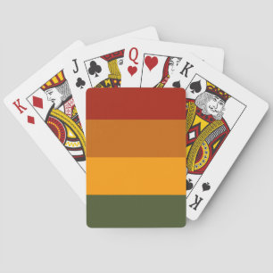 Jeu De Cartes Automne Colonnes personnalisées jouer aux cartes