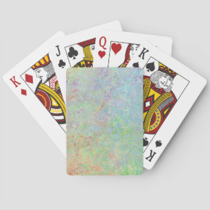 Jeu De Cartes Automne Dawn Neon Pastel Encre d'alcool Abstraite