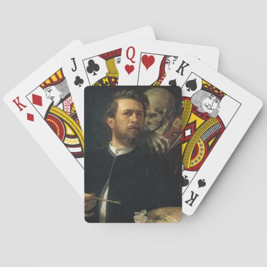 Jeu De Cartes Autoportrait avec la mort comme un violon (par Böc (dos)
