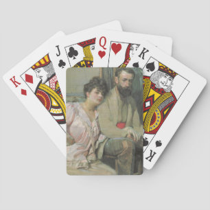 Jeu De Cartes Autoportrait avec sa femme (par Frantisek Kupka)
