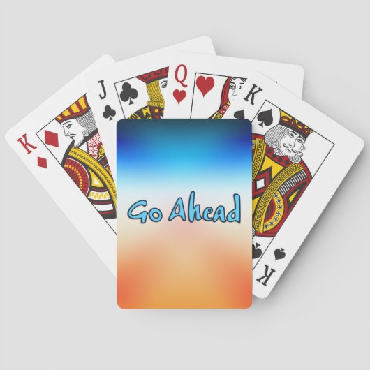 Jeu De Cartes Avancer (dos)