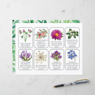 Jeu De Cartes Avec 8 Affirmations D'Enfance