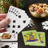 Jeu De Cartes Avec le texte Intergalactic Dinkdown (In Situ)