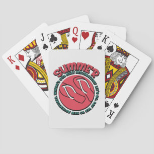 Jeu De Cartes Aventure d'été Flip-Flops & Travel Inspiré