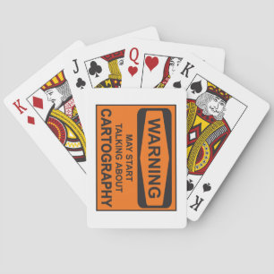 Jeu De Cartes Avertissement Peut Commencer À Parler De Cartograp