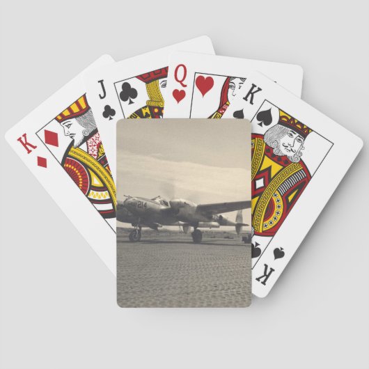 Jeu De Cartes avion antique (dos)