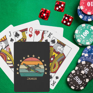 Jeu De Cartes Avion de chasse militaire de la Seconde Guerre mon