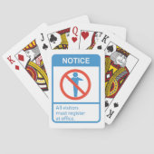 Jeu De Cartes Avis Tous Les Visiteurs (dos)