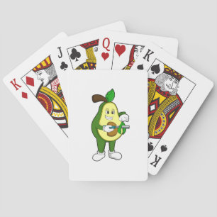 Jeu De Cartes Avocado as Hairdresser with Razor