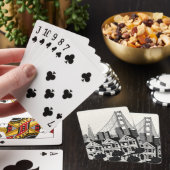 Jeu De Cartes B&W San Francisco la Californie (In Situ)