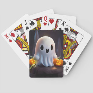 Jeu De Cartes Baby Ghost Déplaisant mignon caractère Halloween