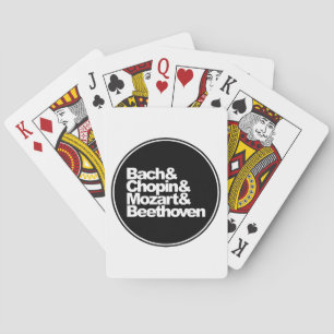 Jeu De Cartes Bach et Chopin et Mozart et Beethoven