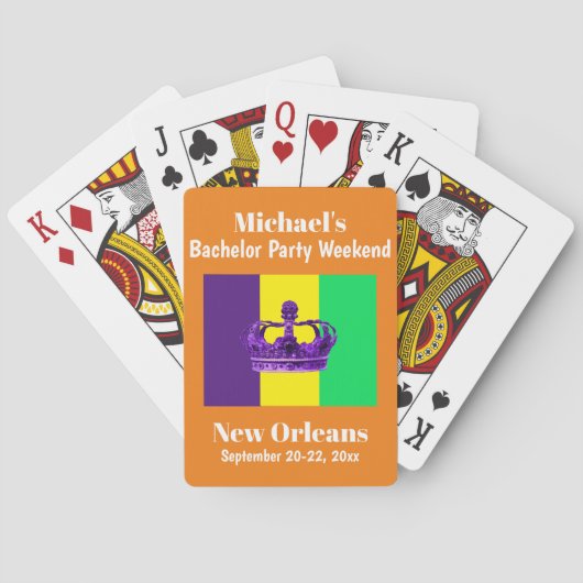 Jeu De Cartes Bachelor Party Favoriser New Orleans Guys Trip (dos)