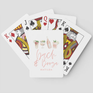Jeu De Cartes bachelorette rose bach & booster week-end chic