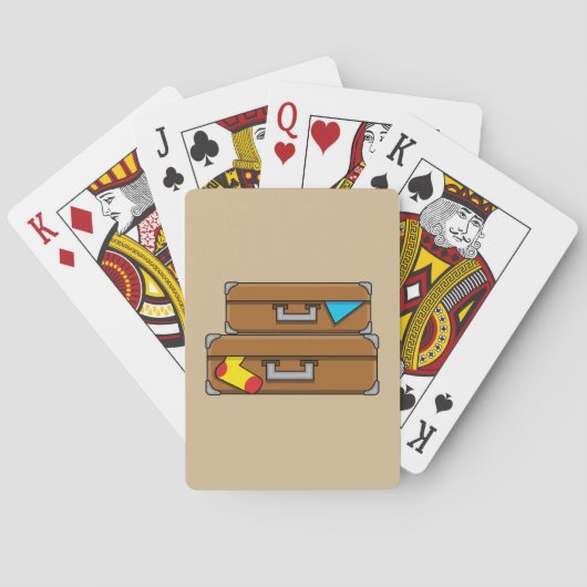 Jeu De Cartes Bagages de dessin (dos)