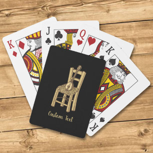 Jeu De Cartes Baglama sur la chaise