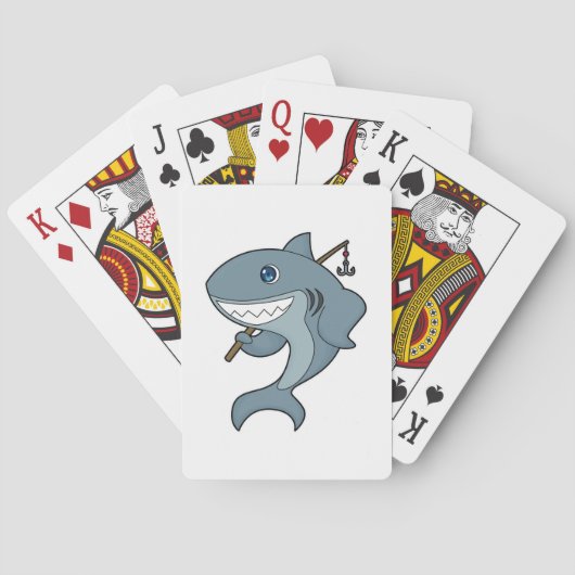 Jeu De Cartes Baguette de pêche du requin (dos)