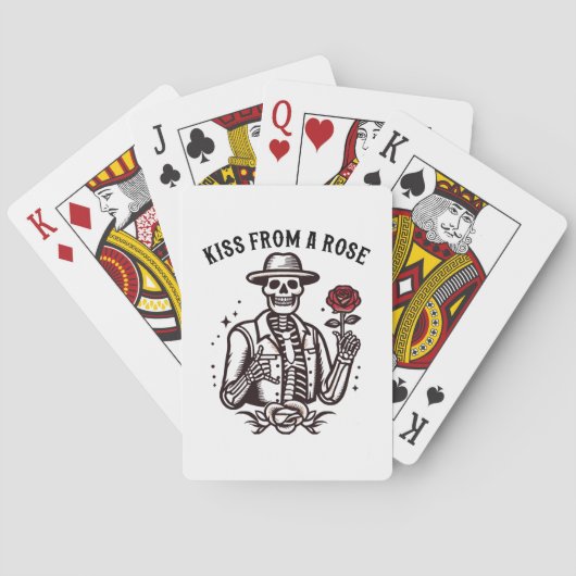 Jeu De Cartes Baiser d'une rose (dos)