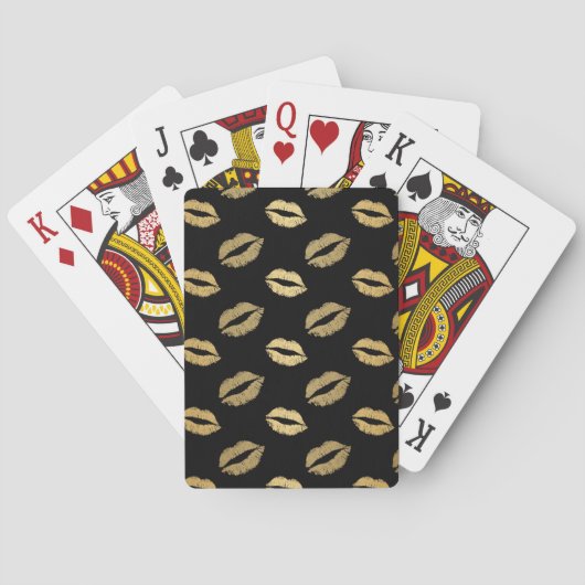 Jeu De Cartes Baisers dorés (dos)