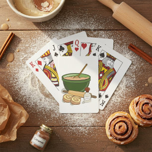 Jeu De Cartes Baking cannelle rouleaux Jouer des cartes