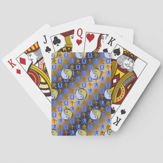 Jeu De Cartes Balance & Cheval de Métal (dos)