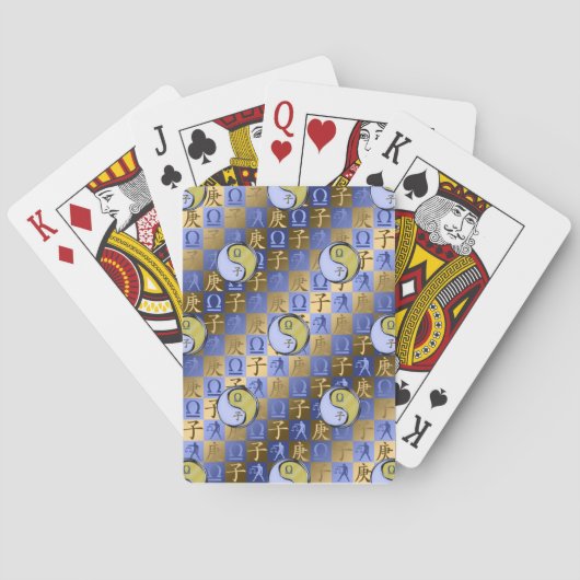 Jeu De Cartes Balance & Rat de Métal (dos)