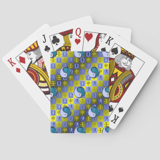 Jeu De Cartes Balance & Singe d'eau (dos)