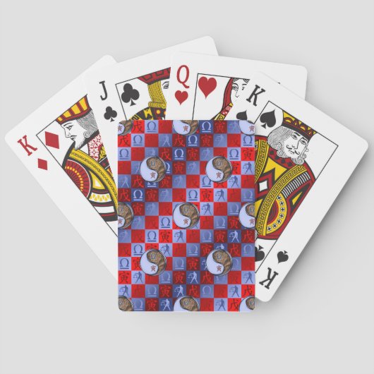 Jeu De Cartes Balance & Tigre de Terre (dos)