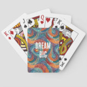 Jeu De Cartes Balayage bleu rouge orange (dos)