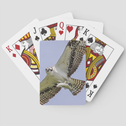 Jeu De Cartes Balbuzard pêcheur avec poisson (dos)