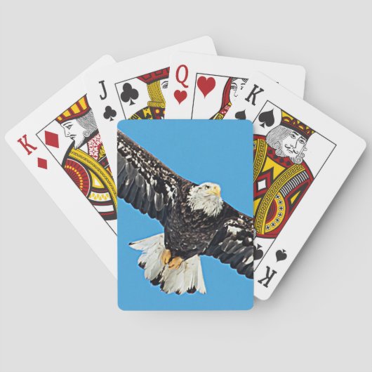Jeu De Cartes Bald Eagle en vol (dos)