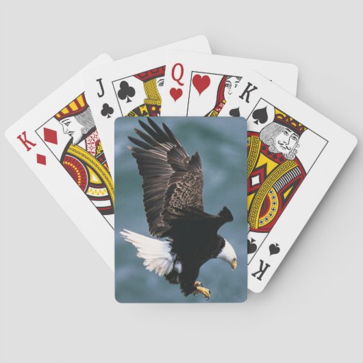 Jeu De Cartes Bald Eagle - Oiseau National Des Etats-Unis (dos)