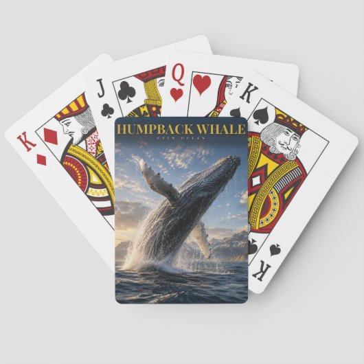 Jeu De Cartes Baleine à bosse Océan ouvert ANIMALS (dos)