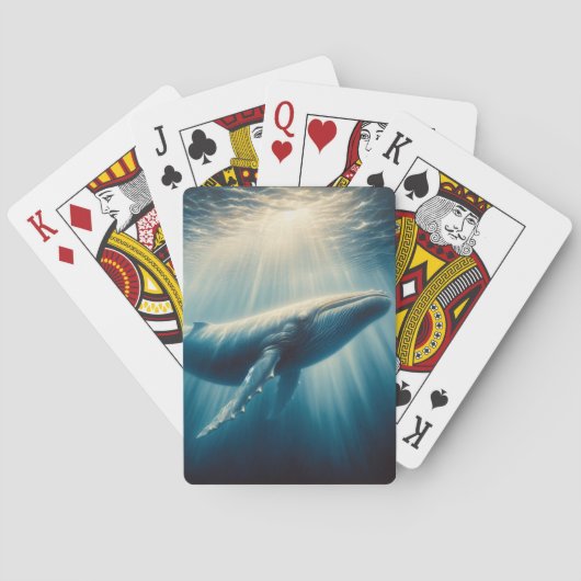 Jeu De Cartes baleine côtière/marine (dos)