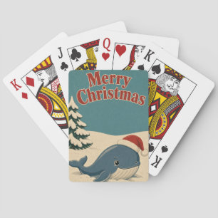 Jeu De Cartes Baleine Neige Sol Animal Noël