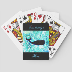 Jeu De Cartes baleine noire bleu Thunder_Cove