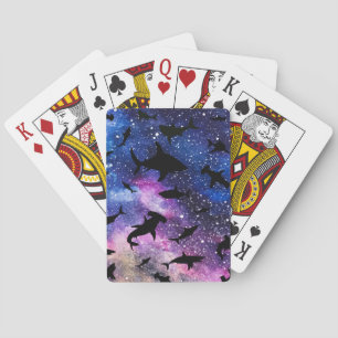 Jeu De Cartes Baleines à mâchoires de requin modernes sous la ga