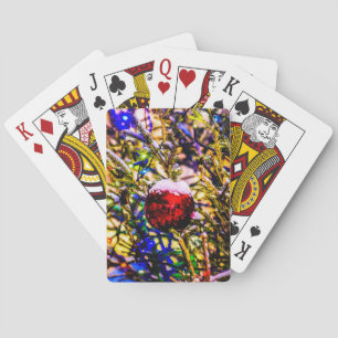 Jeu De Cartes Ball rouge Noël