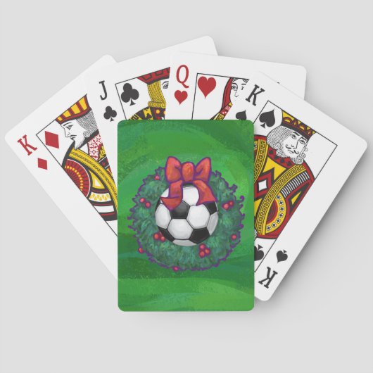 Jeu De Cartes Balle de football Noël (dos)