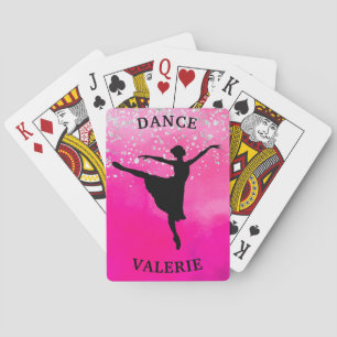 Jeu De Cartes Ballerina Dance Pink Ombre Sparkle