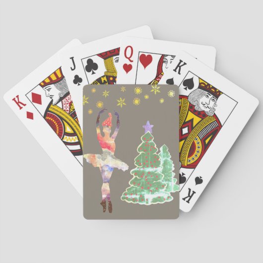Jeu De Cartes Ballerina New Year Classic Playing Cards (dos)