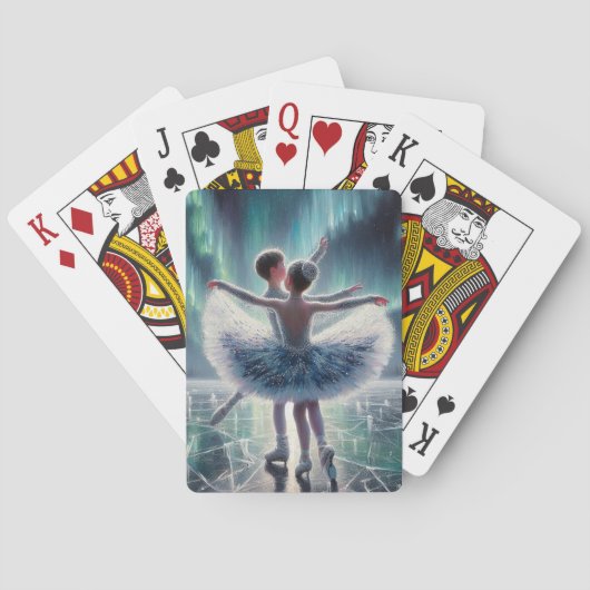 Jeu De Cartes Ballet sur glace (dos)